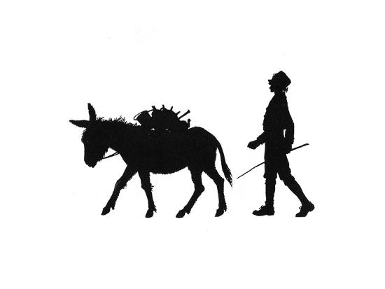 Dunderpate Sees a Pedlar and Donkey Walking By' Giclee Print - Mary Baker |  AllPosters.com