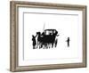 Dunderpate Speaks to the Squire in the Coach-Mary Baker-Framed Giclee Print