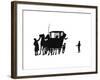 Dunderpate Speaks to the Squire in the Coach-Mary Baker-Framed Giclee Print