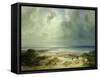 Dune by Hegoland, Tranquil Sea-Carl Morgenstern-Framed Stretched Canvas