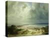 Dune by Hegoland, Tranquil Sea-Carl Morgenstern-Stretched Canvas