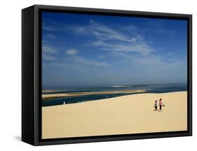 Dune Du Pyla, the Largest Dune in Europe, Bay of Arcachon, Gironde, Aquitaine, France-Groenendijk Peter-Framed Stretched Canvas