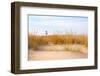 Dune Grass and Lighthouse in the Distance-soupstock-Framed Photographic Print