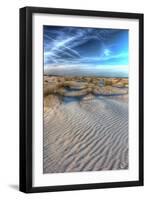 Dune Lines Vertical-Robert Goldwitz-Framed Photographic Print