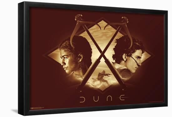 Dune: Part 2 - Chani and Paul-Trends International-Framed Poster