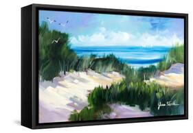 Dune Shoreside-Jane Slivka-Framed Stretched Canvas