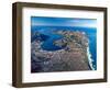 Dunedin, Otago Peninsula Harbor and Pacific Ocean, New Zealand-David Wall-Framed Photographic Print