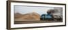 Dunes and Train, Walvis Bay, Namibia-null-Framed Premium Photographic Print