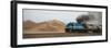 Dunes and Train, Walvis Bay, Namibia-null-Framed Premium Photographic Print