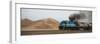 Dunes and Train, Walvis Bay, Namibia-null-Framed Premium Photographic Print