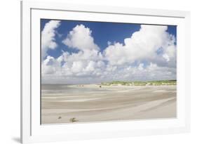 Dunes at a Beach, Sankt Peter Ording, Eiderstedt Peninsula, Schleswig Holstein, Germany, Europe-Markus Lange-Framed Photographic Print