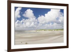 Dunes at a Beach, Sankt Peter Ording, Eiderstedt Peninsula, Schleswig Holstein, Germany, Europe-Markus Lange-Framed Photographic Print