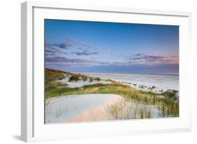 Dunes at Dusk, Amrum Island, Northern Frisia, Schleswig-Holstein, Germany-Sabine Lubenow-Framed Photographic Print