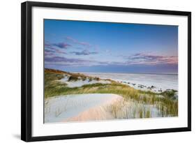 Dunes at Dusk, Amrum Island, Northern Frisia, Schleswig-Holstein, Germany-Sabine Lubenow-Framed Photographic Print