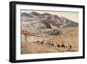 Dunes (Beni-Abbes), from Dessins Et Peintures D'afrique, Executes Au Cours De L'expedition Citroen-Alexander Yakovlev-Framed Giclee Print