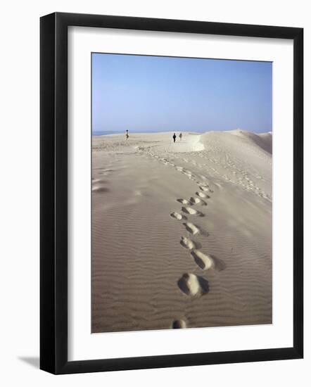 Dunes Du Pilat, Guyenne, Near Bordeaux, Aquitaine, France-Adam Woolfitt-Framed Photographic Print