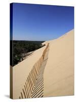 Dunes Du Pyla, Bay of Arcachon, Cote D'Argent, Aquitaine, France, Europe-Peter Richardson-Stretched Canvas