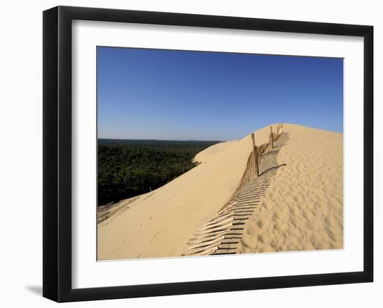 Dunes Du Pyla, Bay of Arcachon, Cote D'Argent, Aquitaine, France, Europe-Peter Richardson-Framed Premium Photographic Print