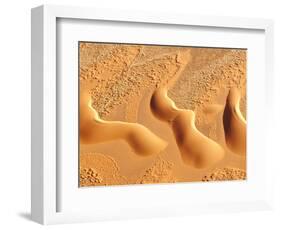 Dunes from Above, Sossusvlei, Namib-Naukluft National Park, Namib Desert, Namibia, Africa-Nadia Isakova-Framed Photographic Print