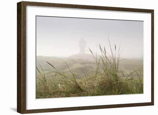 Dunes, Grass, the North Sea, Island Langeoog, Fog-Roland T.-Framed Photographic Print