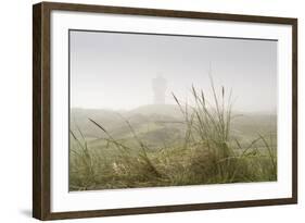 Dunes, Grass, the North Sea, Island Langeoog, Fog-Roland T.-Framed Photographic Print