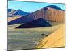 Dunes in Sossusvlei Plato of Namib Naukluft National Park - Namibia, South Africa-Vadim Petrakov-Mounted Photographic Print