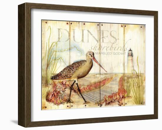 Dunes Shorebird-Mary Escobedo-Framed Art Print