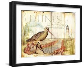 Dunes Shorebird-Mary Escobedo-Framed Art Print