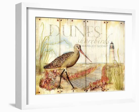 Dunes Shorebird-Mary Escobedo-Framed Art Print