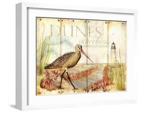 Dunes Shorebird-Mary Escobedo-Framed Art Print