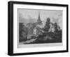 'Dunfermline Abby and Mill', 1804-James Fittler-Framed Giclee Print