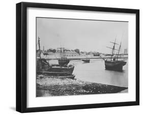 Dungarvan Harbour, County Waterford, 1854-Francis Edmund Currey-Framed Giclee Print