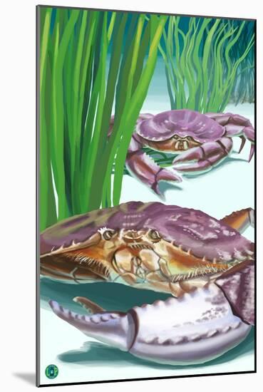 Dungeness Crab-Lantern Press-Mounted Art Print