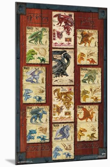 Dungeons and Dragons - Dragon Grid-Trends International-Mounted Poster