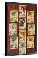 Dungeons and Dragons - Dragon Grid-Trends International-Stretched Canvas
