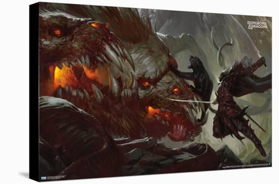 Dungeons and Dragons - Drizzt vs Demogorgon-Trends International-Stretched Canvas