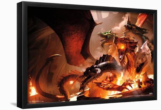 Dungeons and Dragons - TIAMAT-Trends International-Framed Poster