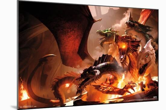 Dungeons and Dragons - TIAMAT-Trends International-Mounted Poster