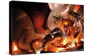 Dungeons and Dragons - TIAMAT-Trends International-Stretched Canvas