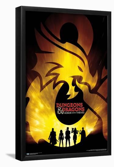 Dungeons & Dragons: Honor Among Thieves - Teaser One Sheet-Trends International-Framed Poster