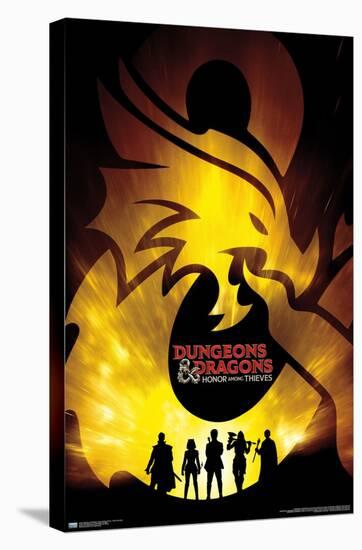 Dungeons & Dragons: Honor Among Thieves - Teaser One Sheet-Trends International-Stretched Canvas
