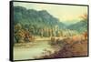 Dunkeld Cathedral-Hugh William Williams-Framed Stretched Canvas