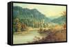 Dunkeld Cathedral-Hugh William Williams-Framed Stretched Canvas