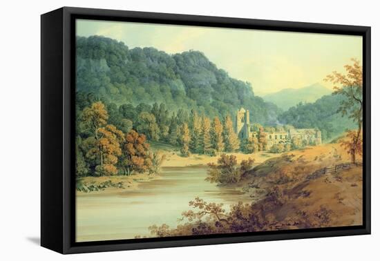 Dunkeld Cathedral-Hugh William Williams-Framed Stretched Canvas