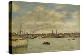 Dunkerque, 1889 (Oil on Canvas)-Eugene Louis Boudin-Stretched Canvas