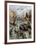 Dunkirk Evacuation-Achille Beltrame-Framed Art Print