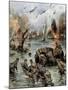 Dunkirk Evacuation-Achille Beltrame-Mounted Art Print