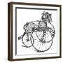 Dunkley's Toy Horse-null-Framed Art Print