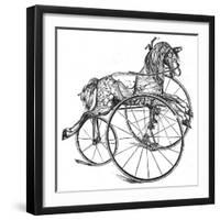 Dunkley's Toy Horse-null-Framed Art Print