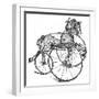 Dunkley's Toy Horse-null-Framed Art Print